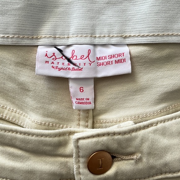 Isabel Maternity Midi Shorts - Picture 8 of 13